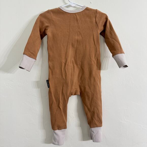 Little Bipsy 2-Way Zip Romper Nutmeg Brown Size 9-12 Months - Picture 5 of 7